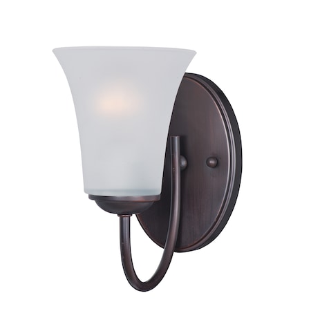 Maxim Lighting Logan 1-Light 5" Wide Oil Rubbed Bronze Vanity Light 10051FTOI